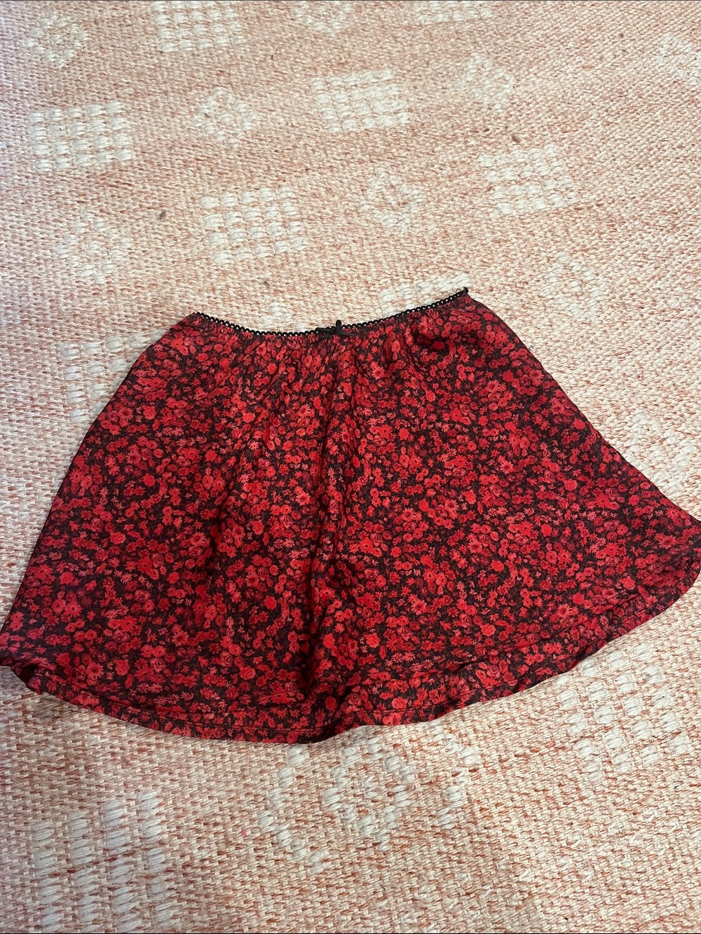 GAP Red Floral Girls' Skirt - Picture 1 of 1